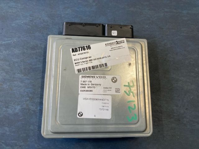 BMW 3 Series E90 323 2005-2012 ECU Computer